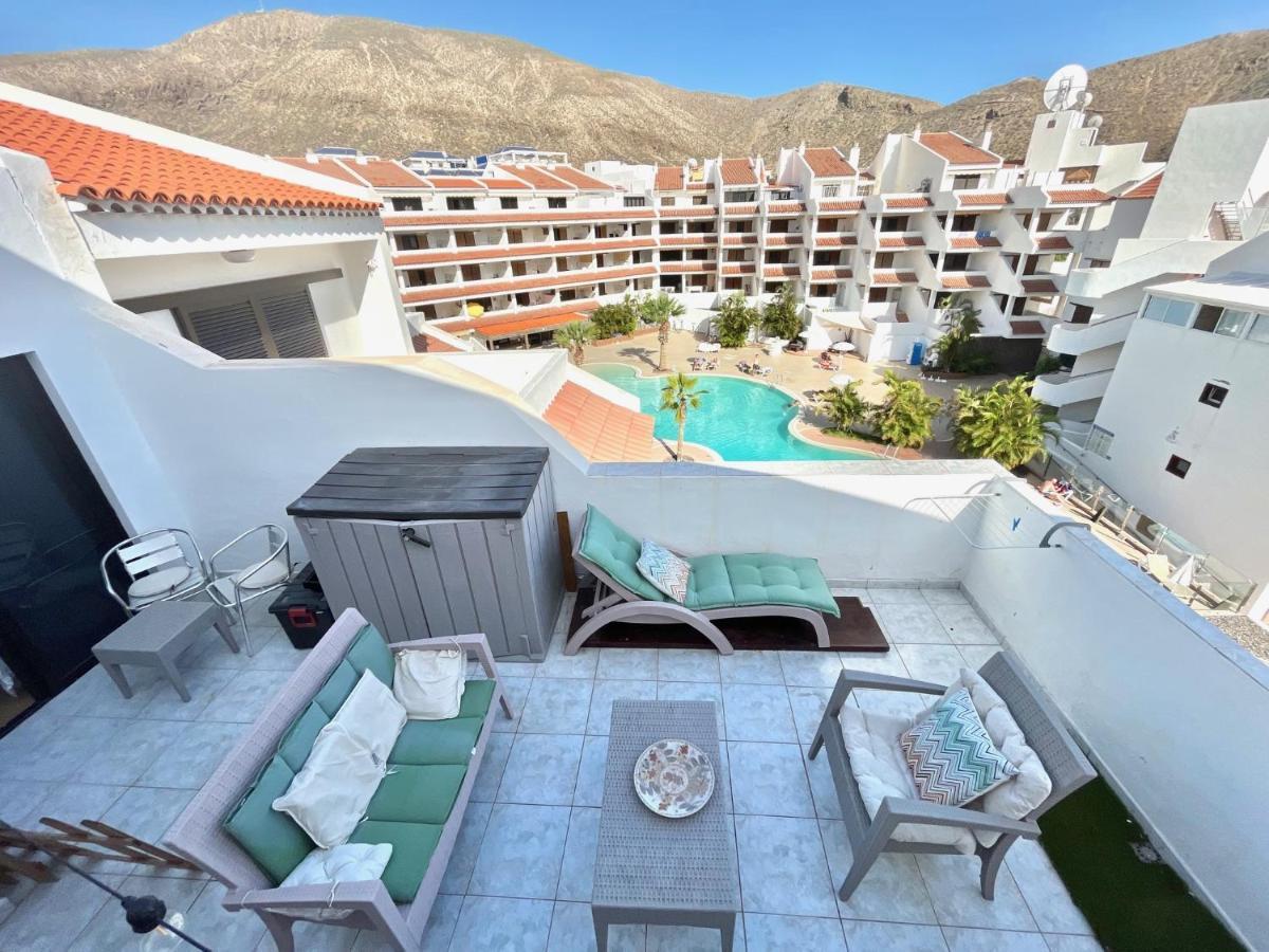 Sea View Penthouse With Large Terrace Leilighet Los Cristianos  Eksteriør bilde
